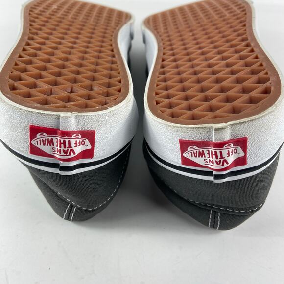 Vans Gray Slip on Canvas Mens Size 10 - Picture 11 of 12